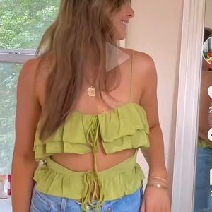 Shein green going out/ size large